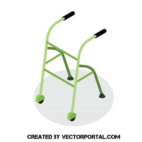 Walking frame Royalty Free Stock Vector Clip Art