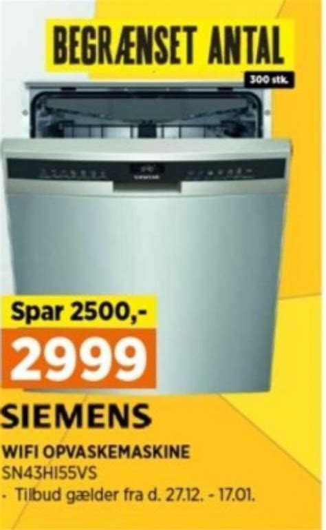 Siemens Opvaskemaskine Power December Alle Tilbudsavis