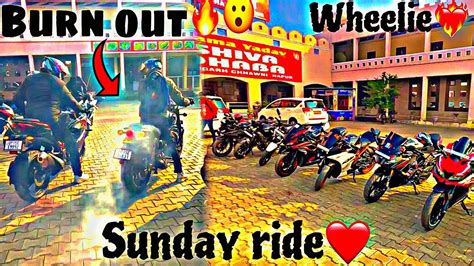 Burnout And Wheelieon Sunday Ride Ktm Rc Crazy Ride Youtube