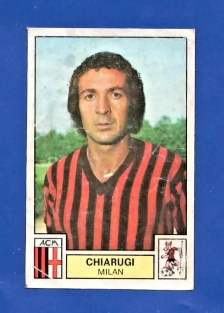 FIGURINA CALCIATORI PANINI 1975 76 N 195 Chiarugi Milan Rec Removed EUR