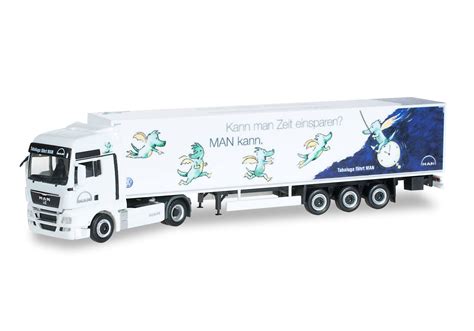 Herpa MAN TGX XXL Koffer Sattelzug Tabaluga 2012 907590