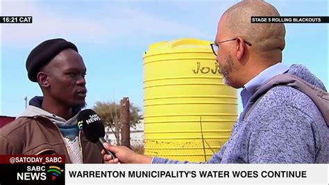 Magareng Municipality's water woes continue - YouTube