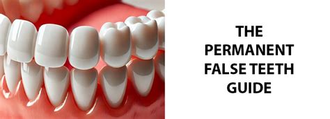 permanent false teeth - Utah Perio