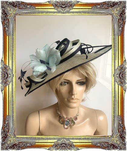 Cappelli Condici Aquamarine Navy Hatinator Mother Of The Bride