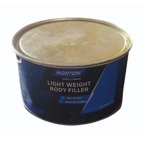 Saint Gobain 0 5kg Norton Light Weight Body Filler Can At Rs 230 Piece