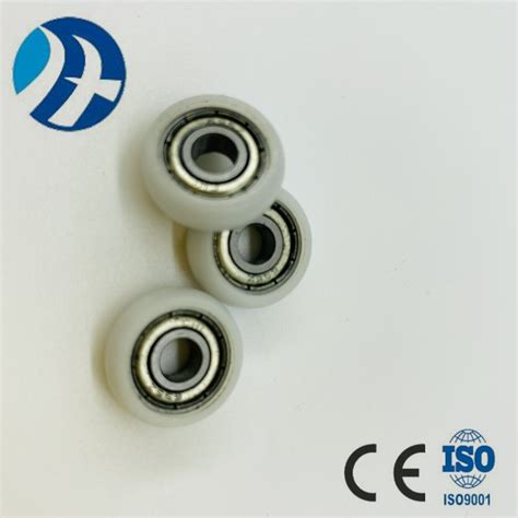 Low Noise Plasticnylon Round Belt Bearing Pulley For Motorcycle Parts