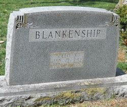 Cleo James Blankenship 1913 1987 Mémorial Find a Grave