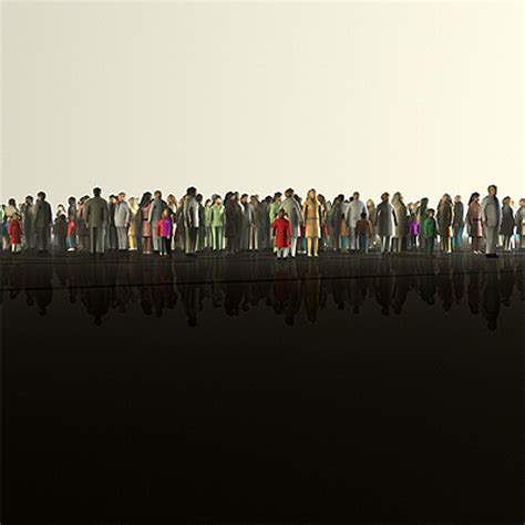 3d Model Of Human Crowd