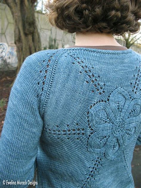 Flower Cardigan Adult Version Pattern By Ewelina Murach Flower