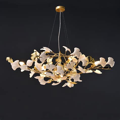 Gingko Chandelier B Chandelier Modern Chandelier Light Sculpture