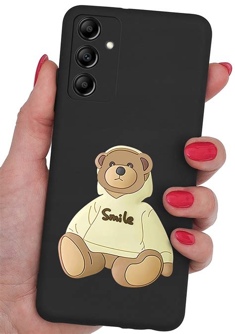 ETUI do Samsung Galaxy A15 CASE WZORY SOFT MATT PLECKI SZKŁO 9H