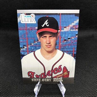 Fleer Ultra Steve Avery Rc Atlanta Braves Mlb Baseball Rookie