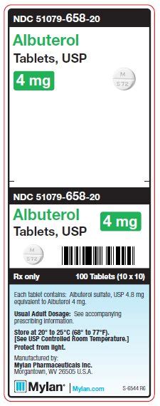 Albuterol Fda Prescribing Information Side Effects And Uses