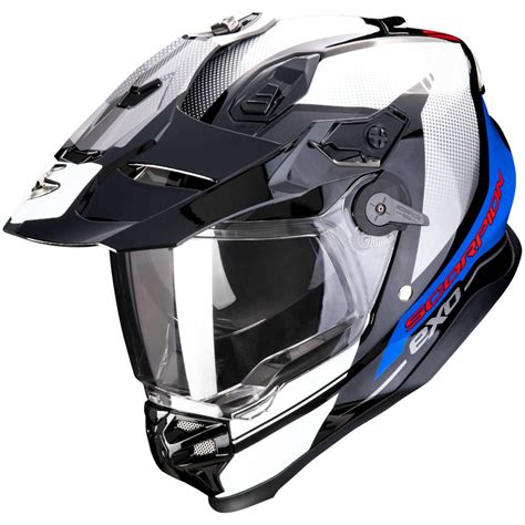 Casco Scorpion Adf Air Trail Matt Black Silver V Cascos