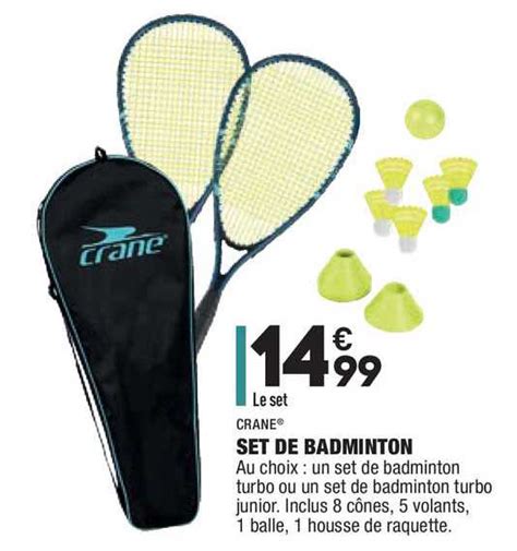 Promo Crane Set De Badminton Chez Aldi ICatalogue Fr