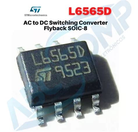 2x Ci L6565d Current Mode Pwm Controller 12v 200ma Soic 8 MercadoLivre