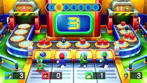 Mario Party Minigames Yoshi Vs Mario Vs Spike Vs Luigi Video