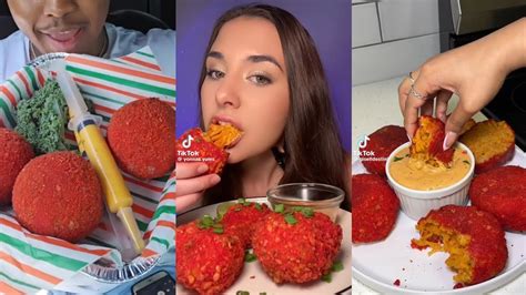 HOT CHEETO BALLS TIKTOK MUKBANG COMPILATION CHEESY BULDAK RAMEN CHEETOS
