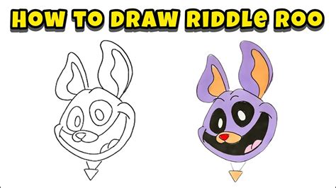 How To Draw Riddle Roo From Poppy Playtime Secret Critter Colorful