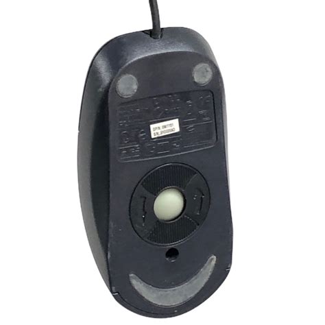 Dell Wired Black 3 Button Scroll Ball Usb Mouse Mo56uc M15sales