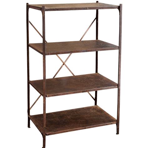 Metal Industrial Bookshelf at 1stDibs