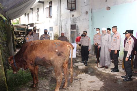 Setukpa Lemdiklat Polri Salurkan Hewan Qurban Kebeberapa Yayasan Dan