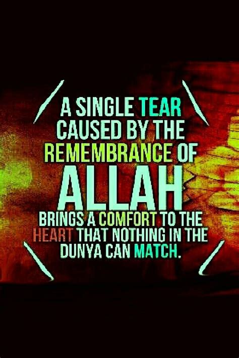 Tears That Comes With Remembrance Of Allah Speech Quote Allah