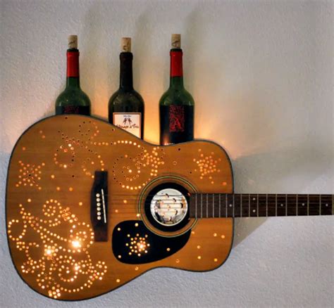 10 Ingenious Repurpose Old Guitar Ideas To Rock Your Room Decoration