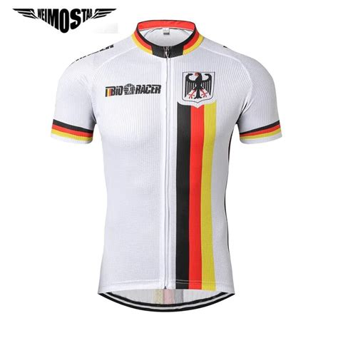 Weimostar Germany Team Cycling Jersey Men Top Racing Sport Cycling