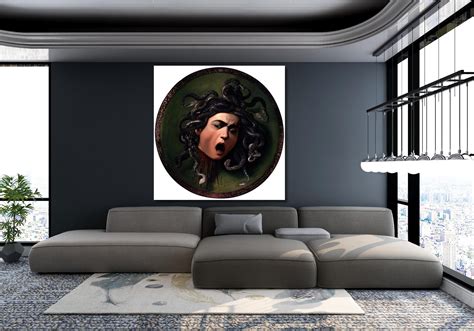 Caravaggio Medusa Paintingmichelangelo Merisi Canvas Artcaravaggios