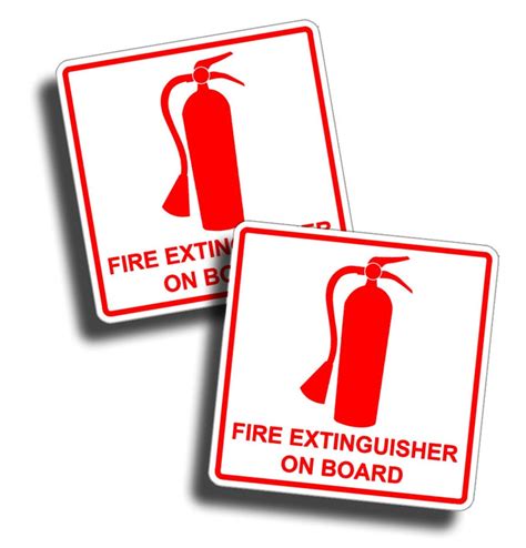 Fire Extinguisher Stickers And Decals