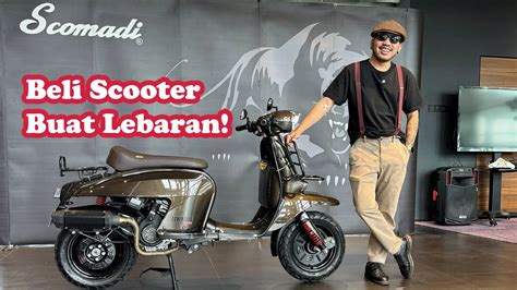 Alitt Susanto Beli Motor Buat Lebaran Scomadi Technica 200i Adventure