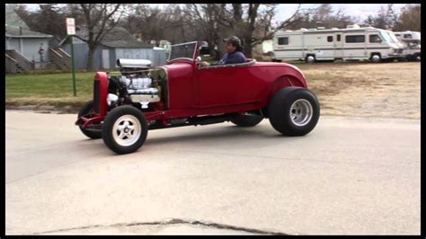 1928 Ford Model A Roadster Hot Rod Street Rod With Blown 350 Engine