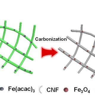 Schematic Illustration Of The Fabrication Pathway Of Flexible Fe 3 O 4