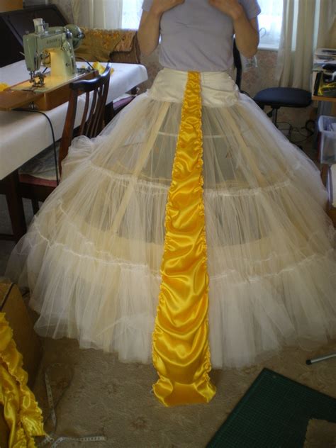 Disney Belle Gold Ball Gown Skirt Tutorial Part 3 Costumes Ideas For