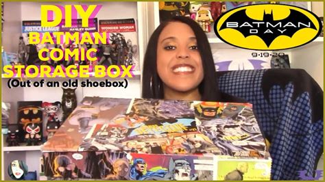 Batman Day Diy Batman Comic Book Long Box Out Of An Old Shoebox