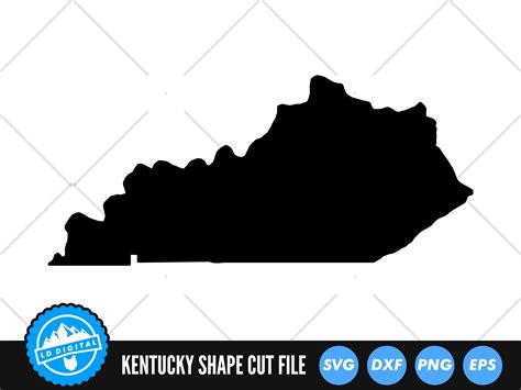 Kentucky State Svg Files Kentucky Silhouette Cut Files Etsy Uk