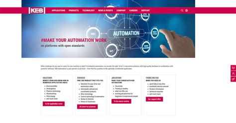 Now Online The New KEB Automation Website KEB Automation KG