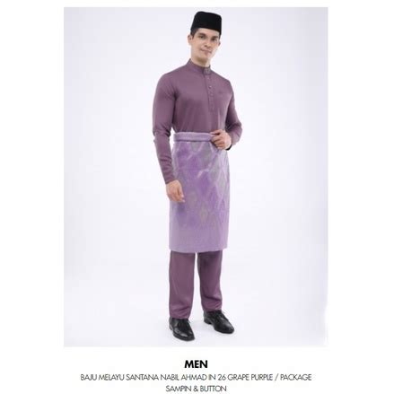 Set Baju Melayu Nabil Ahmad Santana By Jakel Baju Melayu Cekak