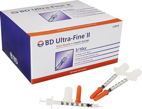 Bơm Tiêm Tiểu Đường Bd Ultra Fine I I 0 3cc Becton Hộp 100 Cây Nhà Thuốc 5g