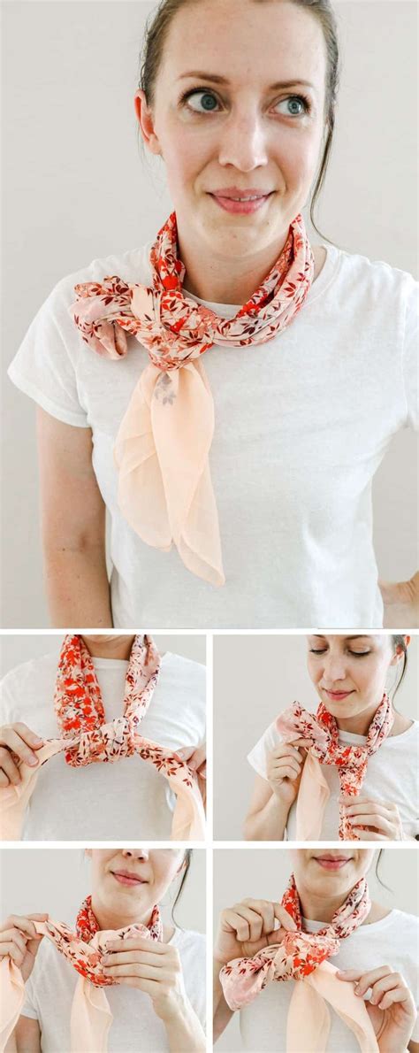 19 Super Stylish Ways To Tie A Scarf Different Ways Of Tying A Scarf