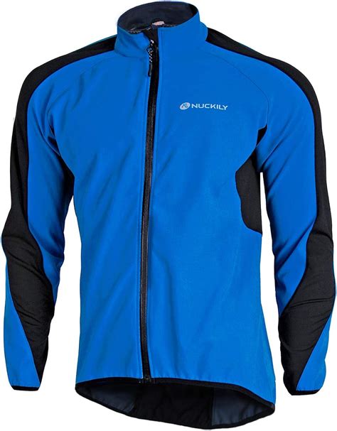 NUCKILY Veste De Cyclisme Coupe Vent Pour Homme En Polaire Thermique