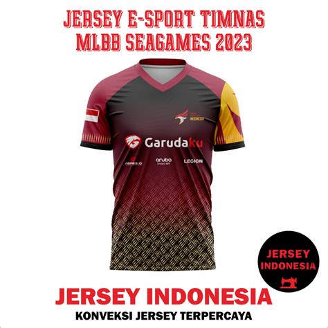 Jual Jersey Timnas Indonesia Esport Seagames Baju Gaming Esport