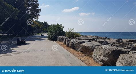 Kad K Y Beach Istanbul Fashion Beach In The Form Of A Panoramic Photo