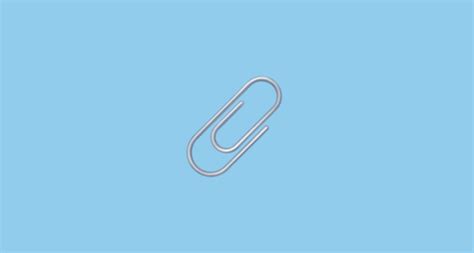 📎 Paperclip Emoji on Facebook 15.0