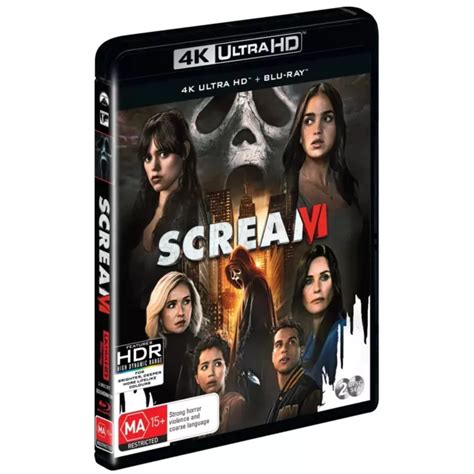 Brand New Scream Vi 4k Blu Ray 2023 Preorder Movie Jenna Ortega