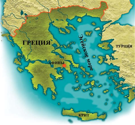 Полная карта древней греции