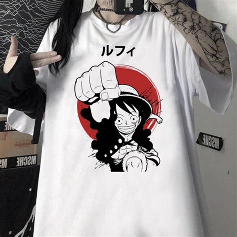 Camiseta Luffy One Piece Unissex Shopee Brasil