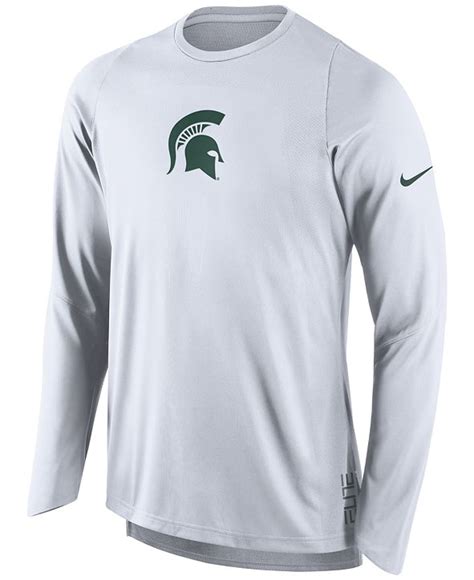 Nike Mens Michigan State Spartans Elite Shooter Long Sleeve T Shirt