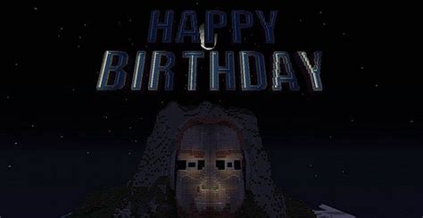 Happy Birthday Map For Your Friends Minecraft Map